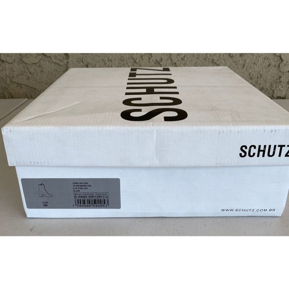 Nib Schutz Lupe Stretch Learher Bootie In Sand Sz… - image 6